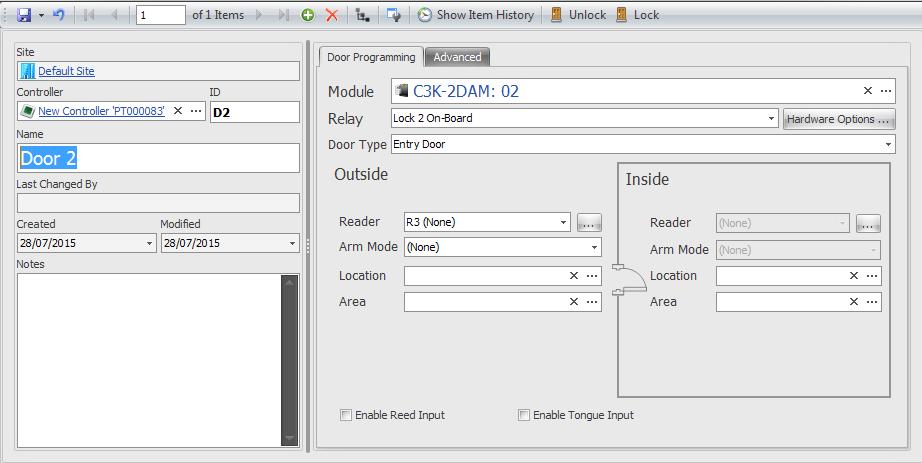 LAN Module options Most of the options in the right-click menu for a LAN module are the same as the right-click options for the Integriti controller.