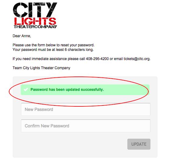 Enter your desired password and confirm it.