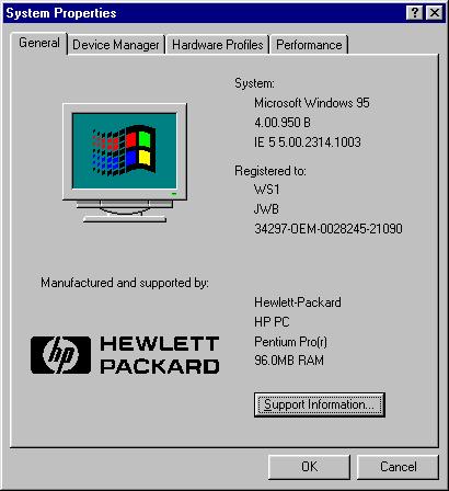 or Window 2000. Browser - Requires Internet Explorer 6.0, Service Pack 1 or higher.