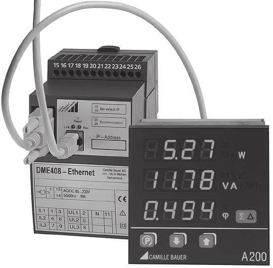 CURRENT DMT-1007/1008 3-Phase Energy Management System The DMT-1007 and 1008 may