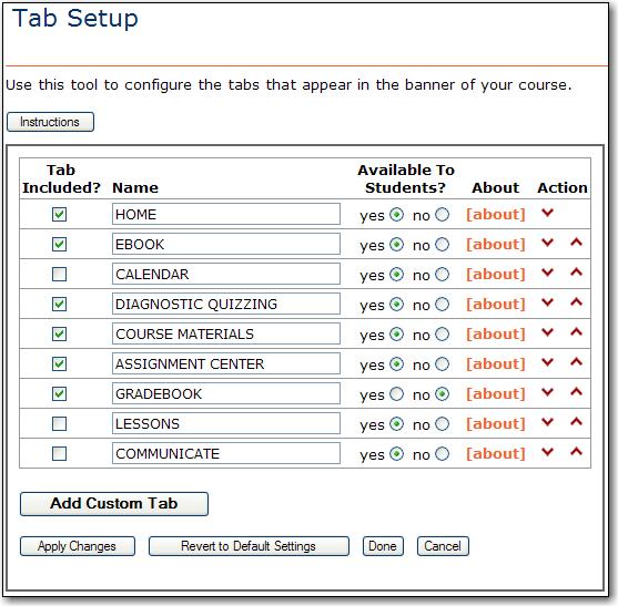 5 Adding a Course Description Add a course description that will appear at the top of your home page. 1. From the home page, click Customize Your Portal in the top-left corner of the window. 2.