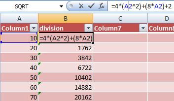 To duplicate the formula, select the formula written cell