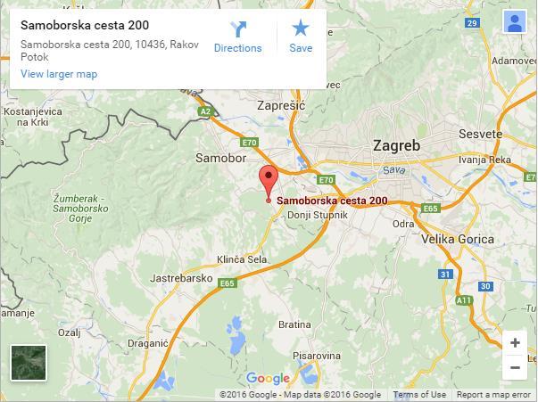 CONTACT Adress: Samoborska cesta 200, 10436 Rakov Potok, Croatia T: