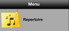 3 Add and edit a new song into the repertoire Setect «Repertoire»