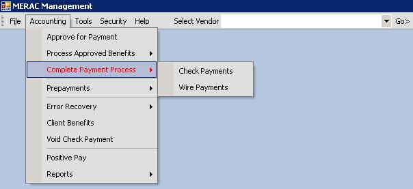 Complete Payment Process The last step