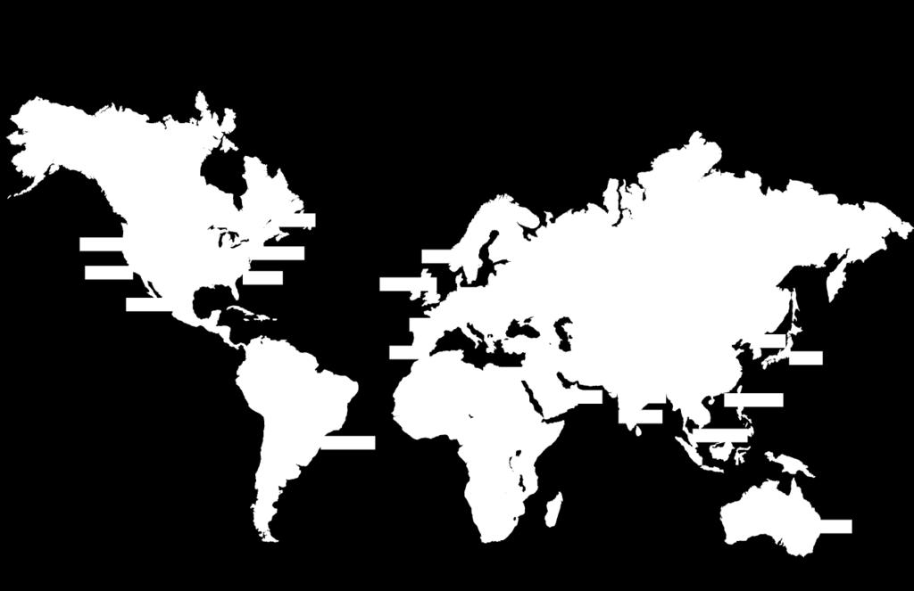 Where We Are A global footprint: