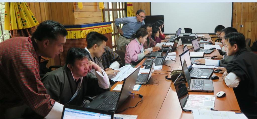 Success Story - Bhutan 2014 UN-SPIDER Technical Advisory Mission 2015 - Training workshop on Landslide hazard mapping, risk and vulnerability assessment Establishment of Technical Working Group (TWG)