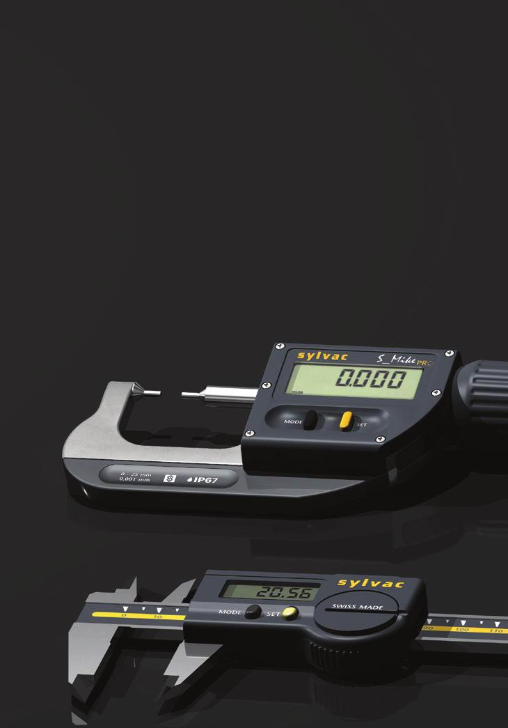 HAND TOOLS In 1981, Sylvac launches the first caliper with digital read-out on the market. Quickly, other models followed and the market of these handtools took an incredible rise.