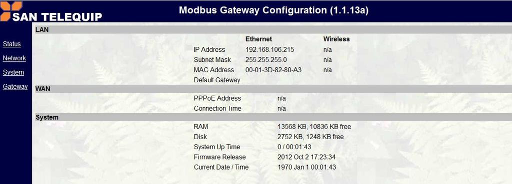 Document Name: User Manual for SC10MK, Modbus RTU to Modbus TCP Converter Login for the first time,