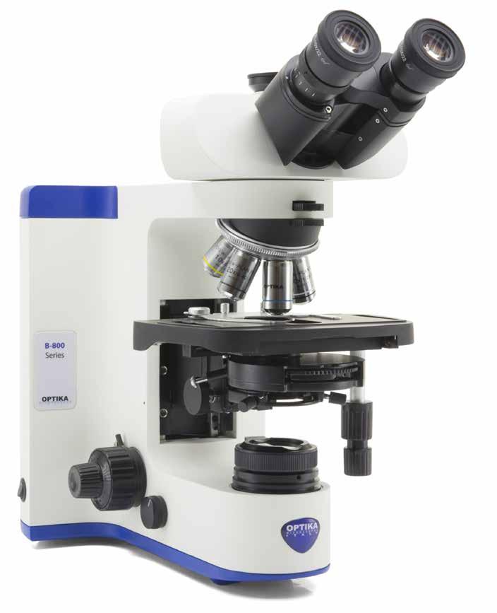 B-810 Series - Overview B-810 Series is the result of the long experience gathered by OPTIKA Microscopes in the field of light microscopy, offering an extremely valuable product for routine and