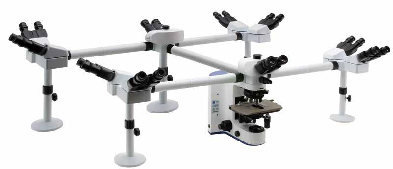 B-1000 Multi-Head - Overview Teaching and discussion microscopes provide the ability for multiple people