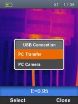 5.7 TRANSFERRING IMAGES/VIDEOS ONTO THE PC The instrument allows saving the images/videos on an external micro SD card and to transfer them onto the PC by using the USB cable.