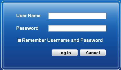 2. Enter a user name and password Log in the NVR with