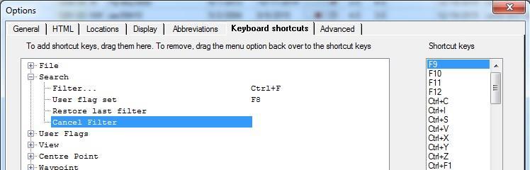 That s telling you that if you press Ctrl+F on your keyboard it is the same thing as clicking Filter with your mouse.