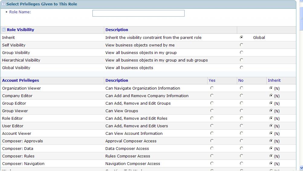 Create a Role Any new role will be a child role of an existing role (initially, the parent role will be the Base role). Follow the tab path Account Organization Roles. The Roles page appears.