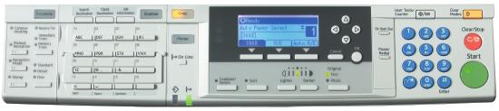 Access Advanced Digital Features Print, Scan, Fax And Copy Right From The Control Panel 4-line, 27-digit backlit display 4 cursor keys Easily navigate print, scan, fax, copy and document management