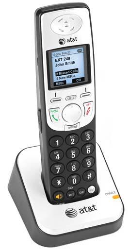 SB67040 Cordless Handset (Optional) The optional Cordless Handset, shown in Figure 12, supports most functions of the Deskset in Call Appearance mode, including hands-free speakerphone, once it is