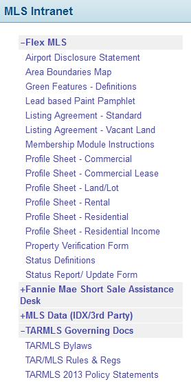 Daily Functions MLS Intranet Has an abundance of forms that can be used to assist you with your clients. Going to list a property?