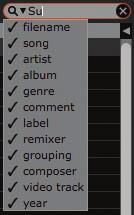 Grouping Tracks into Crates Scratch LIVE supports several ways of organizing and sorting your file library.