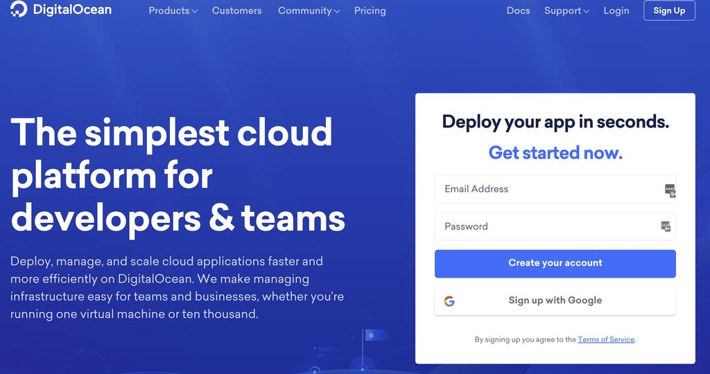 Introduction DigitalOcean Providing developers and businesses a reliable, easy-to-use cloud computing platform of virtual servers (Droplets), object storage (Spaces), and
