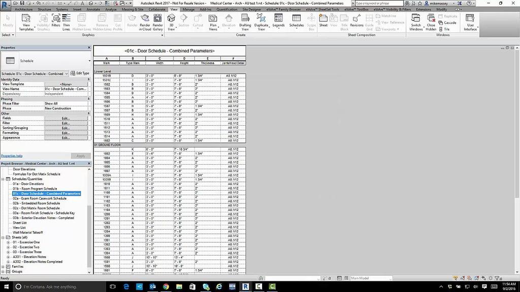 Filling All Cells Modifies all items in a schedule Sort by