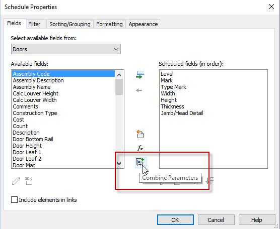 Ability to add Separators Combine Parameters