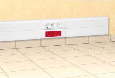 for Mosaic example TM Programme xxxxxxx socket outlets xxxxxxxx Mosaic socket outlet Cat.o 0 774 0 with 4 modules support Mosaic RJ 45 socket outlet with support Cat.