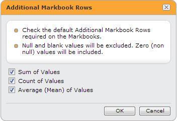 1.2.1 Additional Rows Assessment Planning The option to specify which if any additional rows are displayed within a Markbook can be set within the Assessment Plan.