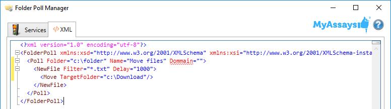 Certain functions can only be configured via XML.