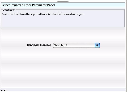 4 SureSelect Quality Analyzer Reference Select Imported Track Parameter Panel Track Name Track File Type a name for the track as you want it to appear in reports and lists, and in Gene View of the