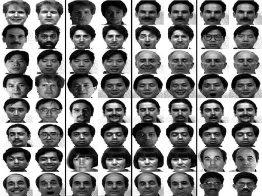 Typical sample training set One or more images per person Aligned & cropped to common pose, size Simple background Sample images from the Yale face database Eigenfaces