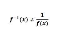 ! 13 = 5 More simply put: The inverse of a function has all the same points as the original function, except that the x's