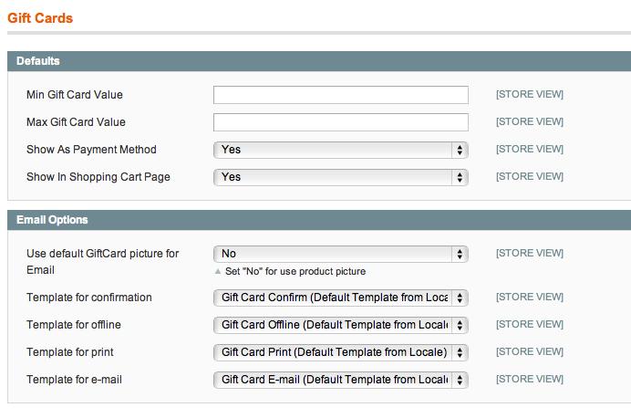 in Admin Panel go to System->Configuration->Webtex->: Min/Max Gift Card Value you can enter price range