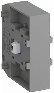 mounting without tools Mirror contact performance to main contactor poles Electronic compatible, V m 0 0 NOTE: Up to four auxiliary contact blocks (8 poles) may be mounted on the side of the C9