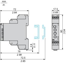 Dimensions Drawings Single-Phase and DC