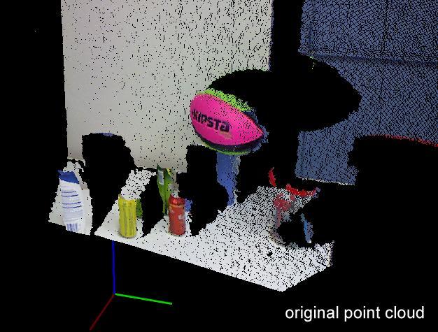 Object recognition and grasping using bimanual robot 31 Figure 3.15. Example of pass through filtering. 2.