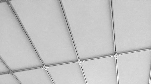 With a continuous support channel along the 2 x4 grid, a PICS structural ceiling provides ease and flexibility in the white space layout.