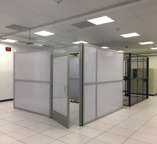 From privacy suites to sound isolated work offices on the data center floor, Polargy possesses the toolset, product expertise, and experience to design and deliver the right partitioning system for