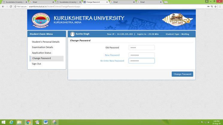 STEP-2: Login (Registered Students): Click on Student Login button given in the Online Examination Portal: a) Enter your