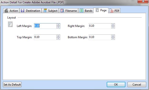 Filter Definition Adding a Filter Add Border To Each Page If this option is selected, a border is placed around each page to enable each page to be easily identified.