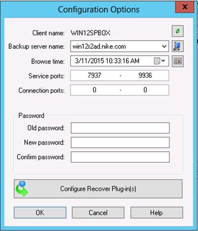 NetWorker Client Management Configuring Microsoft application server This procedure describes how to configure Microsoft application server by using the NetWorker User for Microsoft GUI. Procedure 1.