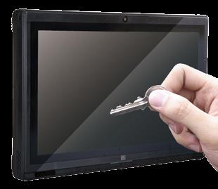 GEN II is equipped with a projected capacitive touchscreen wtih a tempered