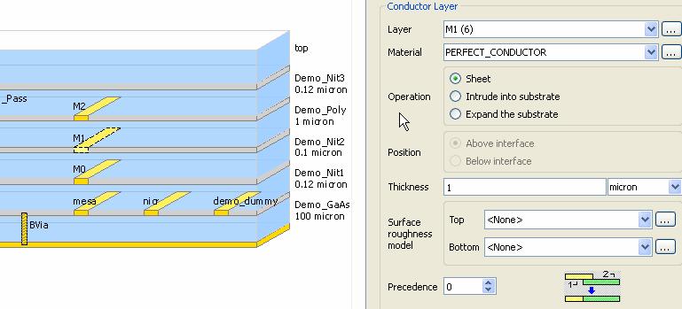 New Graphical Layer Definition Graphical, unified entry of layer and stackup data Defines layers and properties for Layout,