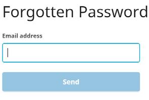 3. Forgot your password? If at any point you need to reset your password, you can select the option Forgot your password?