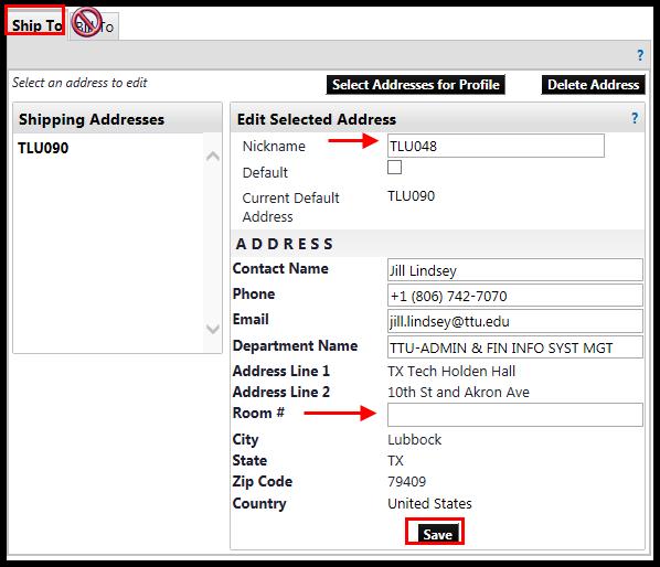 In the Addresses Found section, review complete address and click inside radio button to left of desired address Once you select the