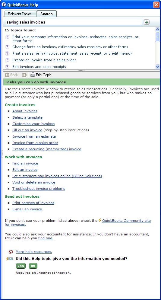 QuickBooks Pro 2008 An Introduction to QuickBooks Pro Page 12 If you clicked the fifth topic