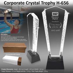Crystal Trophy H-