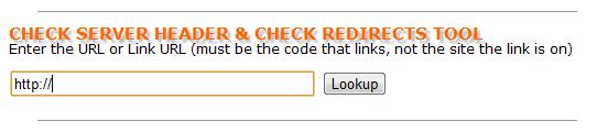 CHECK FOR REDIRECTS FREE REDIRECT CHECKING TOOL Simple way to check for url redirects Go to
