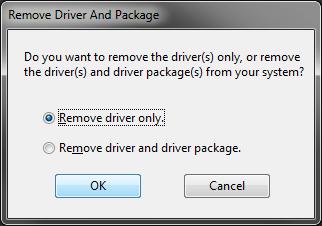 5 Printer Server Properties dialog box 6) The Remove Driver and Package dialog box appears.