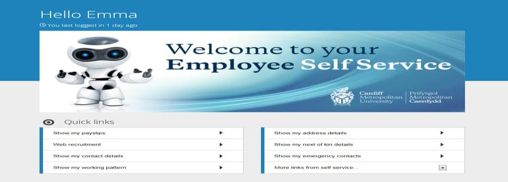 How to Access the Web Recruitment System Current Cardiff Met employees are able to access web recruitment via Employee-
